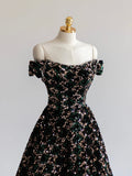 Stylish Sequins Long Prom Dress, Off Shoulder Evening Party Dress HZ0429