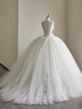Light Champagne Ball Gown Tulle Sweetheart Long Prom Dress, Beautiful Formal Dress Sweet 16 Dress HZ0429
