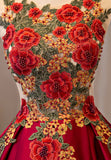 Cute Saitn Lace Short Prom Dresses, A-Line Party Dresses HZ0429